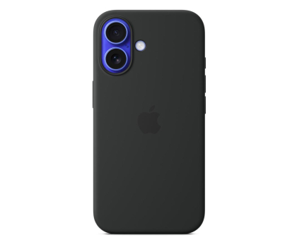 Etui do telefonów APPLE Etui / obudowa na smartfona Silikonowe etui MagSafe do iPhone 16 czarny (MYY13ZM/A)